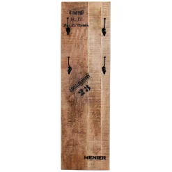 Garderobenpaneel im Factory Style aus Holz - Indri
