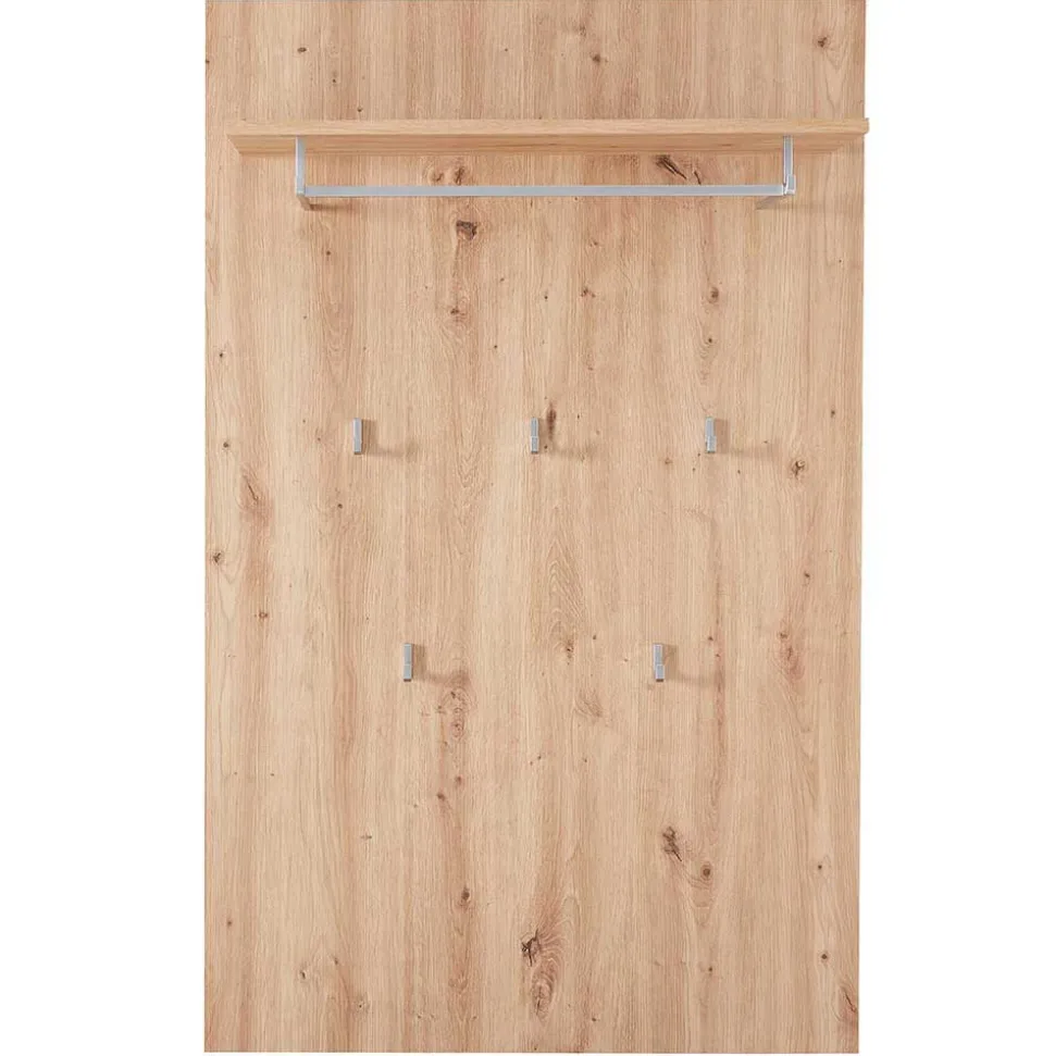 Garderobenpaneel in Wildeiche Holzoptik - Zelio