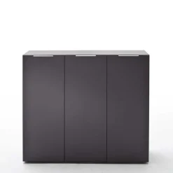 Garderobenset Badija in Anthrazit Wenge Braun (dreiteilig)