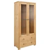 Geölte Holz Vitrine in Kiefer Natur - Vinidad