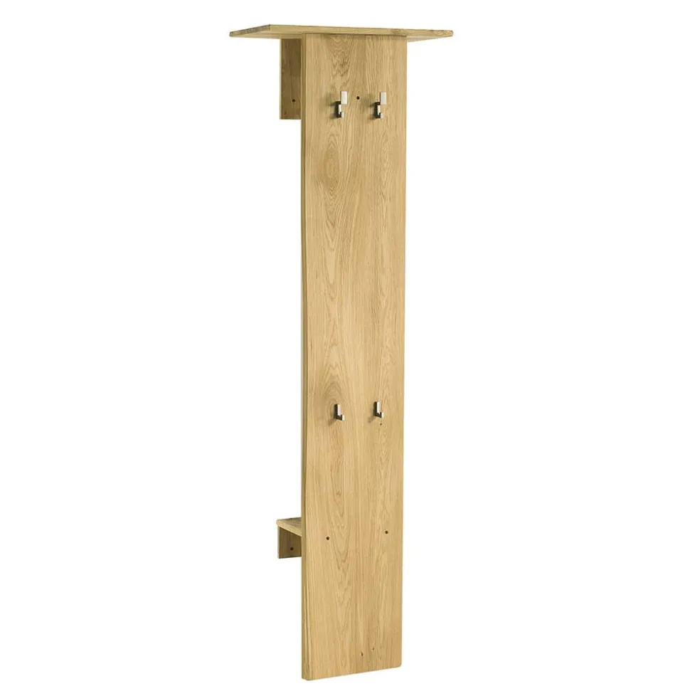 Geölte Holzgarderobe aus Eiche massiv - Avidora
