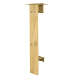 Geölte Holzgarderobe aus Eiche massiv - Avidora