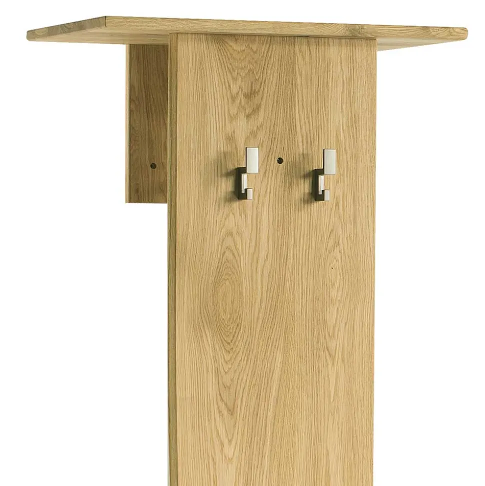Geölte Holzgarderobe aus Eiche massiv - Avidora