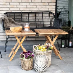Geölter Gartentisch aus Teak Massivholz - Adaja