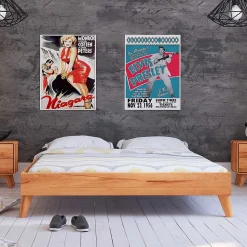 Geöltes Kernbuche Bett für Dachzimmer - Junola II