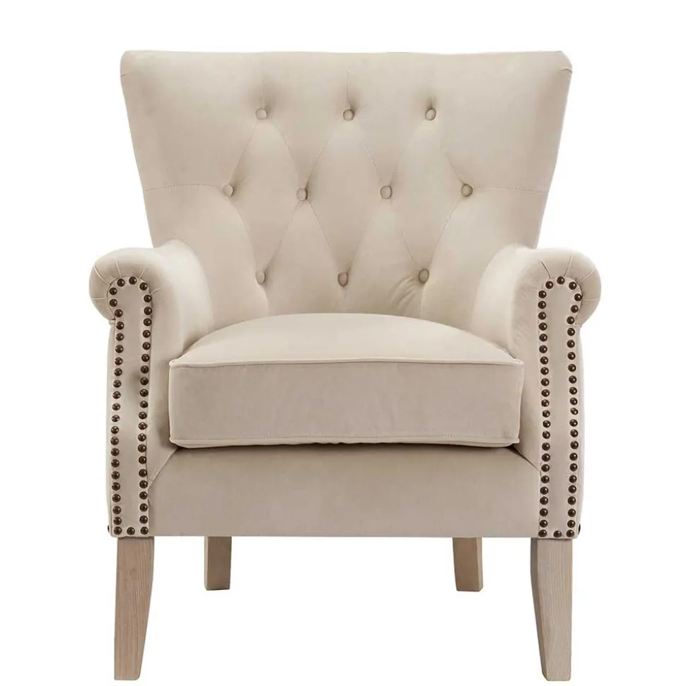 Gemütlicher Polstersessel in Beige - Halolas