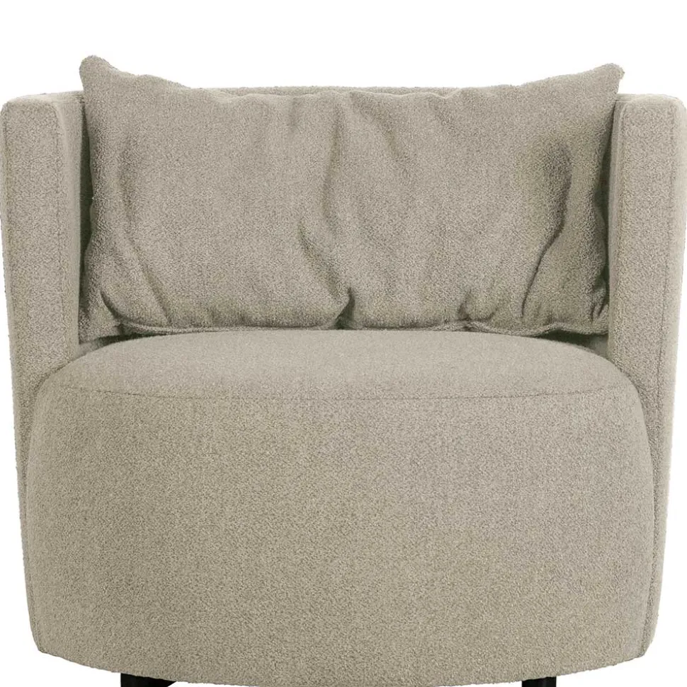 Gemütlicher Polstersessel in Beige Boucle - Capella