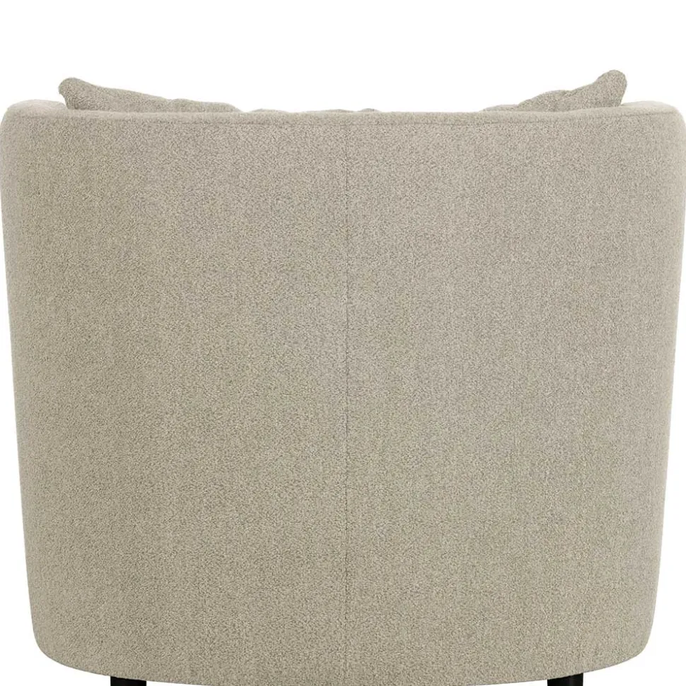 Gemütlicher Polstersessel in Beige Boucle - Capella
