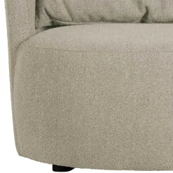 Gemütlicher Polstersessel in Beige Boucle - Capella