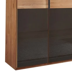 Glasfront-Kleiderschrank mit fünf Türen - Hung
