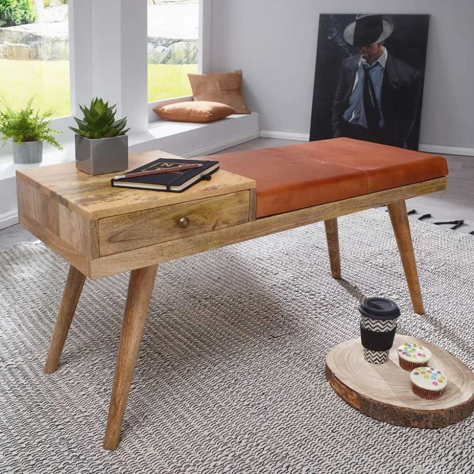 Günstige Design Polsterbank mit Leder - Zanyorita