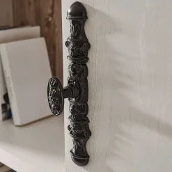 Günstiges Highboard im Scandi Chic Nedita in Weiß