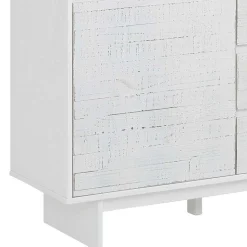 Günstiges Kombi Highboard in Weiß lasiert - Vagniu