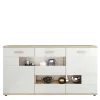 Günstiges Sideboard in Weiß glänzend - Simeon