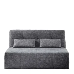 Graue Bettcouch mit Faltmechanik - Dalicia
