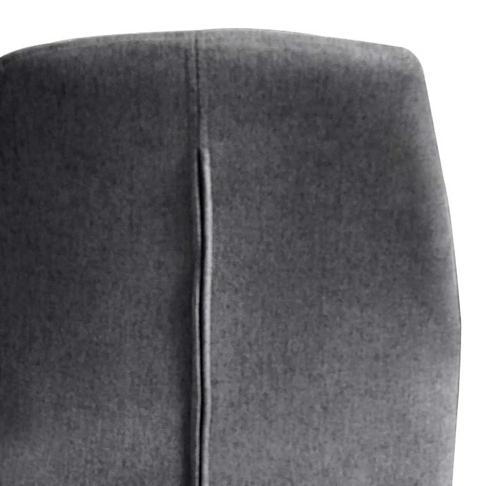 Graue Stoffstühle modern - Lenox (4er Set)