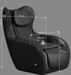 Grauer Massagesessel mit Lautsprecher - Gaspers