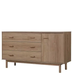Große Kombi-Kommode in Eiche Holzoptik - Benns