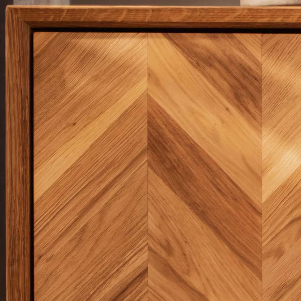 Große Kombi-Kommode mit Fischgrät Muster - Kerfa