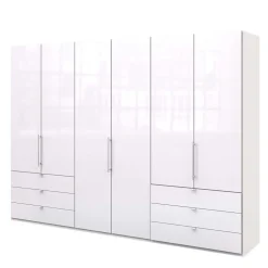 Großer Schrank fürs Schlafzimmer in Weiß - Dolienca