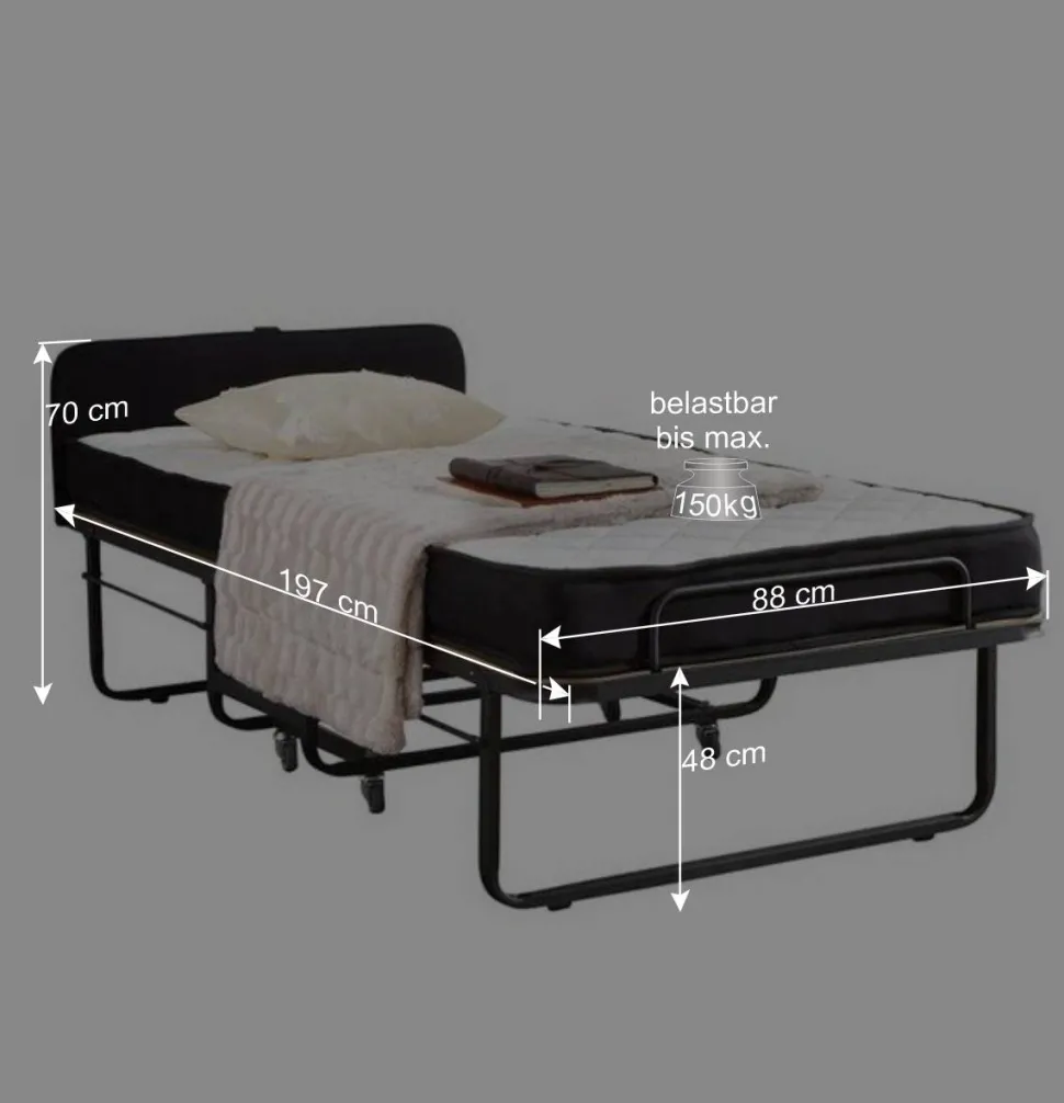 Gästebett Kalla aus Metall