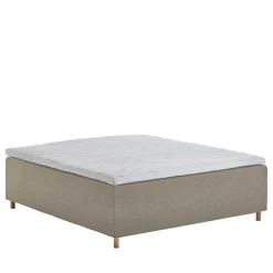H3 Polsterbett in Creme & Natur - Suvanica