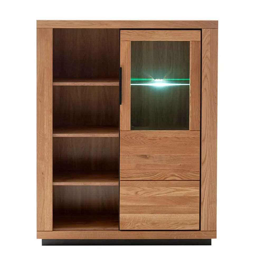 Halboffenes Highboard mit vier Fächern - Vlacoma