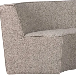 Halbrundes Sofa für den Esstisch - William (zweiteilig)