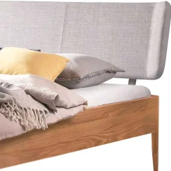Helles Bett aus geölter Eiche modern - Fachet