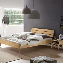 Helles Eichenbett in modernem Design - Voluntary