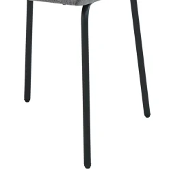 Hellgraue Polsterstühle aus Stoff - Servi (4er Set)