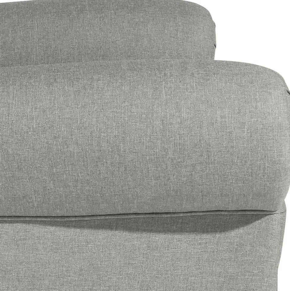 Hellgrauer Chesterfield-Sessel mit Ohren - Barreff