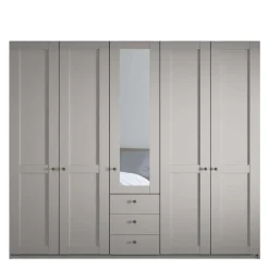 Hellgrauer Schlafzimmerschrank 5-türig - Ridonna I