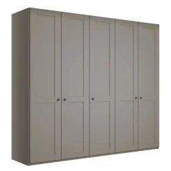 Hellgrauer Schlafzimmerschrank 250 cm breit - Ridonna