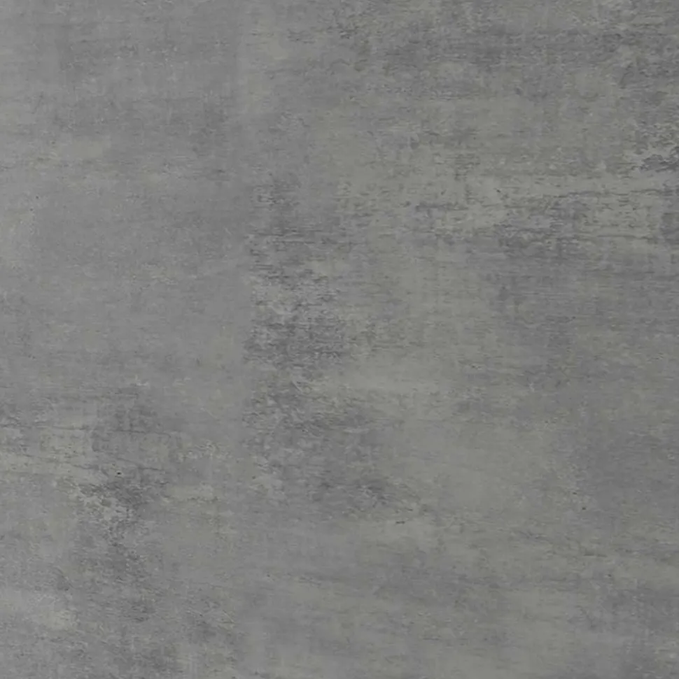 Highboard Vitrine in Beton Optik & Weiß HG - Narandu