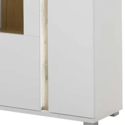 Highboard Vitrine mit LED Beleuchtung - Racelyn