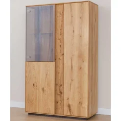 Highboard Vitrine mit LED Beleuchtung - Cocondar