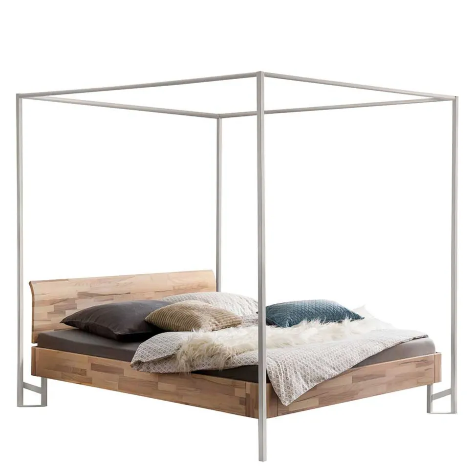Himmelbett aus Kernesche und Eisen - Capella