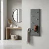 Hängegarderobe Gabriella in Grau
