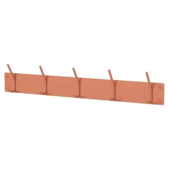 Hängegarderobe mit fünf Haken aus Stahl - Lieke
