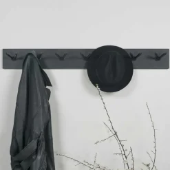 Hängegarderobe Stahl Hakenleiste mit 14 Haken - Colore