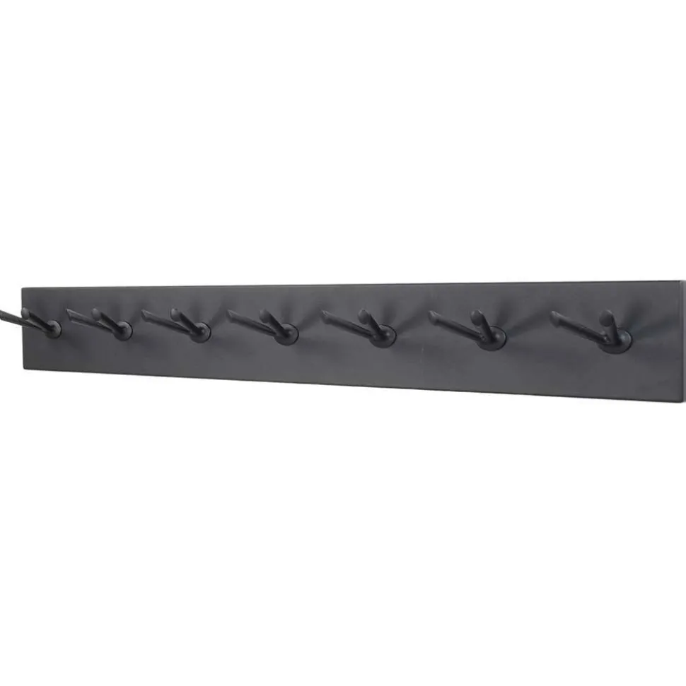 Hängegarderobe Stahl Hakenleiste mit 14 Haken - Colore