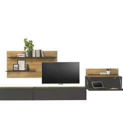 Hängende TV Anbauwand Möbelset - Ahilav (vierteilig)