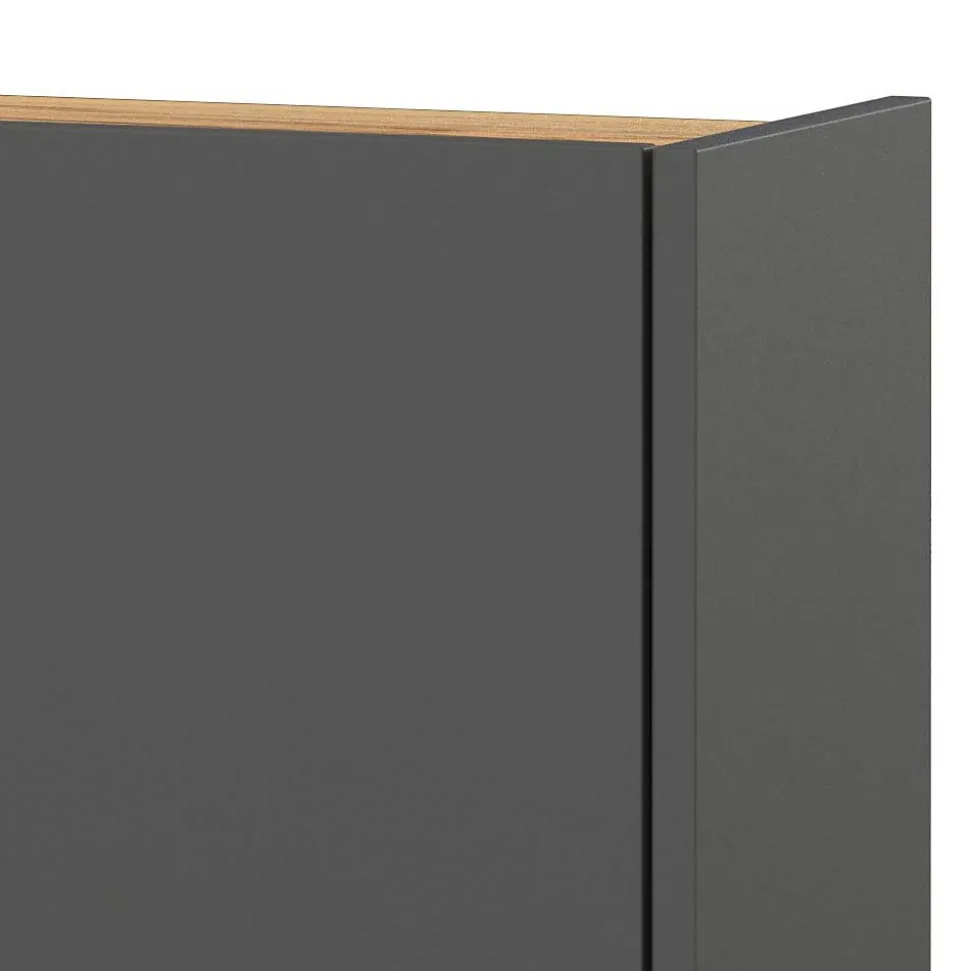 Hänge-Schuhschrank & Rundspiegel Set - Calisian (zweiteilig)