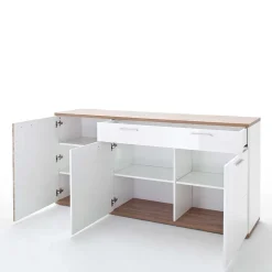 Hochglanz Sideboard in Weiß - Icadro