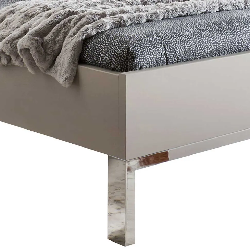 Hochwertiges Doppelbett mit Kopfteil Kunstleder - Tumiva