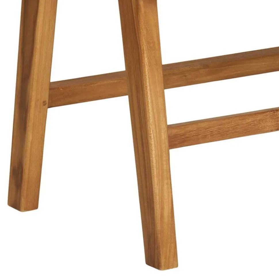 Hocker mit Kordelgeflecht-Sitz - Merlan