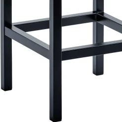 Hoher Hocker in Beige & Schwarz - Daspony