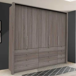 Hoher Kleiderschrank foliert - Crenba