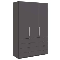 Hoher Schlafzimmer Schrank in Braun - Sitanio